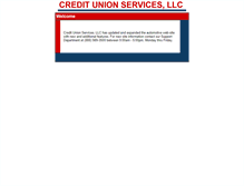 Tablet Screenshot of creditunionsvc.com